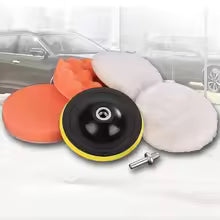 3/4/5 Inch Car Polisher Pads Kit Wool Buffing Waxing Clean Polish Reusable Buffer Drill Wheel Polisher for Auto Remove Scratches