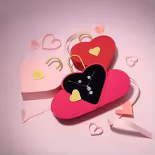 Heart Shaped Jewelry Box Earrings, Necklaces Rings Elegant Set Box Engagement Gift Display Boxes Women Valentine'S Day Gift Box