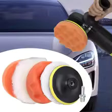 3/4/5 Inch Car Polisher Pads Kit Wool Buffing Waxing Clean Polish Reusable Buffer Drill Wheel Polisher for Auto Remove Scratches