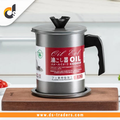 Stainless Steel Oil Filter &amp; Strainer Pot